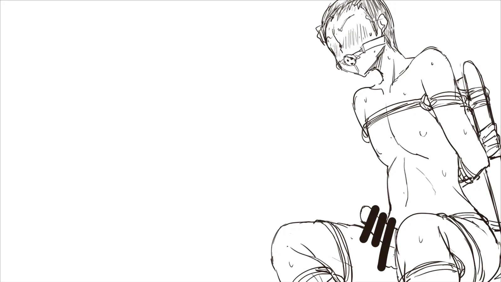 Watashi To Kareshi To Aitsu No Jijou_Rough Sketch